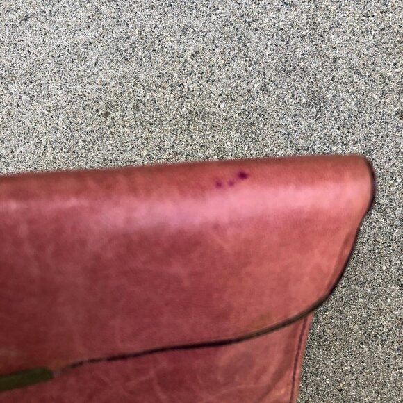 Vintage ECHT 2 PRYM Leather Tri Fold Wallet Clutch Multi Pocket Purple RARE - Picture 7 of 14